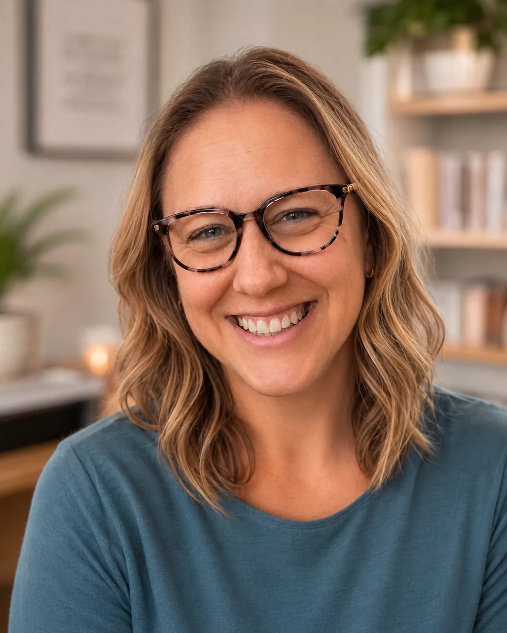 Headshot of Abbey Strodtbeck, founder of The Sweatpants CEO